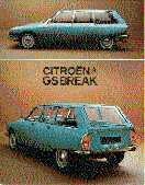 1971 citroen gs break brochure