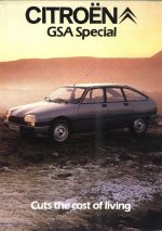 English GSA Spécial brochure 1980