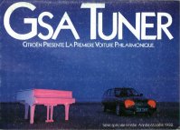 French GSA Tuner brochure 1983